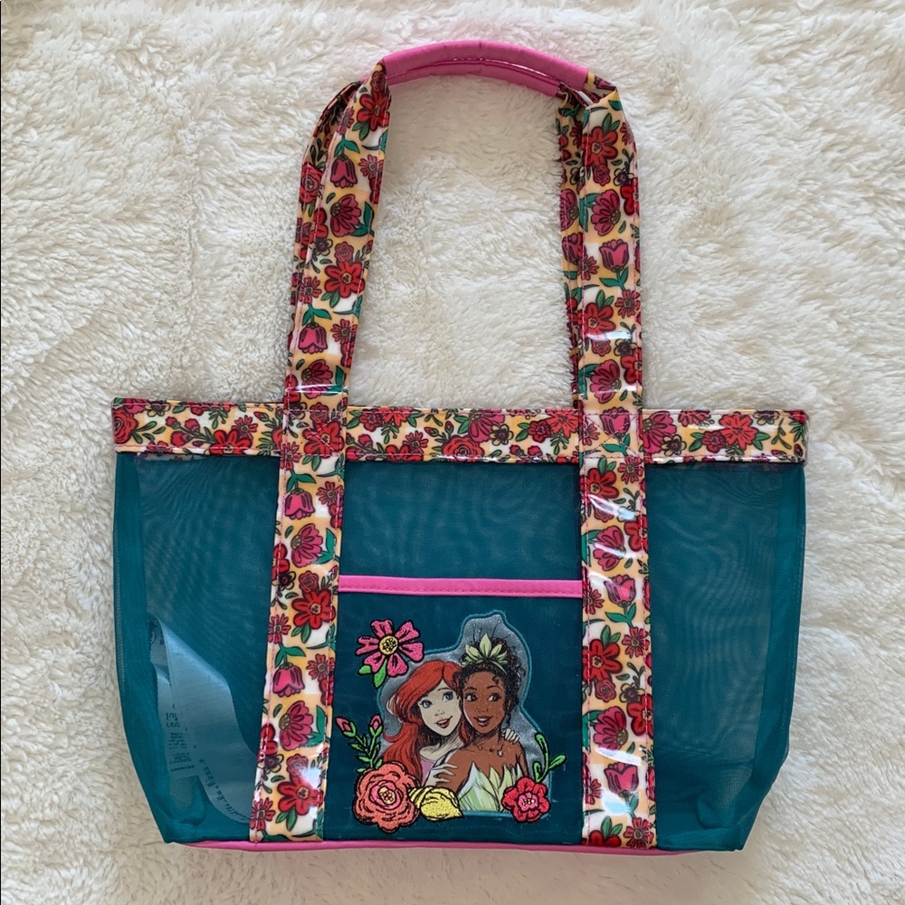 Disney Ariel & Tiana Floral Tote Bag